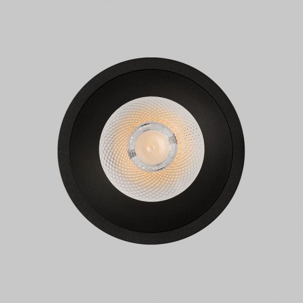 Downlight embutido LED COB preto KIDAL Ø6cm, 5W IP44 2700K/3000K/4000K 495lm/540lm/580lm