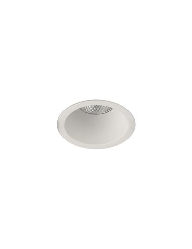 Downlight empotrable LED COB blanco KIDAL, Ø8cm 7W IP44 2700K/3000K/4000K 610lm/670lm/730lm respectivamente