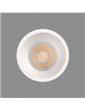 Downlight encastré LED COB blanc KIDAL, Ø13cm 20W IP44 2700K/3000K/4000K, 1680lm/18300lm/19880lm