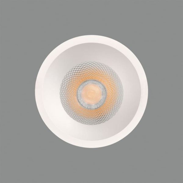 Downlight encastré LED COB blanc KIDAL, Ø13cm 20W IP44 2700K/3000K/4000K, 1680lm/18300lm/19880lm