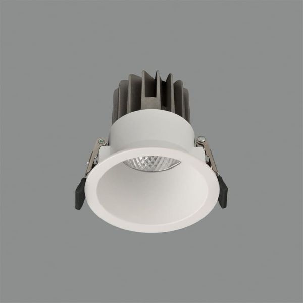 Downlight embutido LED COB branco KIDAL, Ø13cm 20W IP44 2700K/3000K/4000K, 1680lm/18300lm/19880lm
