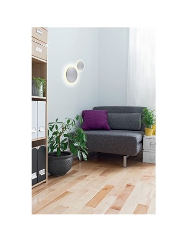 Aplique interior LED Negro Mate 3000K 540 Lm BORA BORA