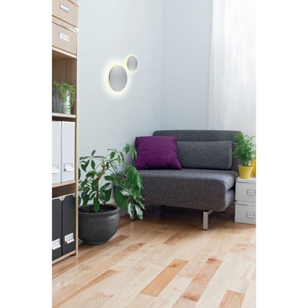 Aplique LED preto fosco para interior 3000K 540 Lm BORA BORA