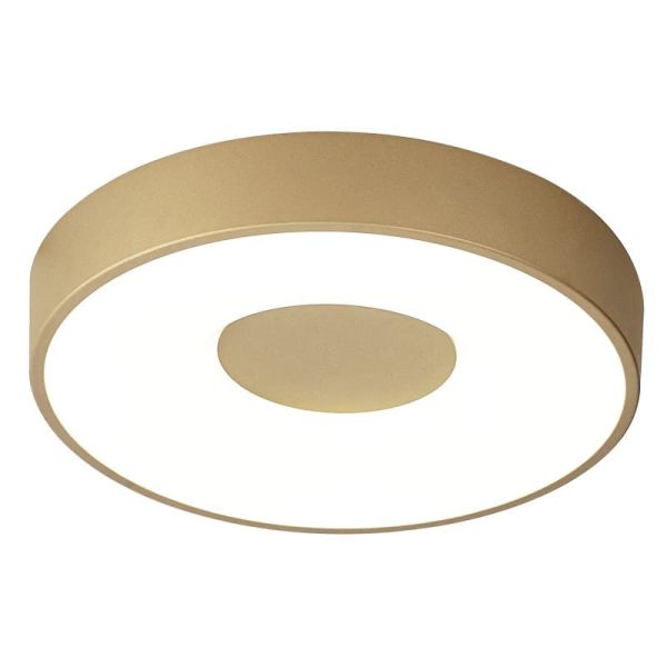 Plafón LED COIN redondo con Control Remoto Oro regulable 2700K-5000K 6000 Lm distintos tamaños