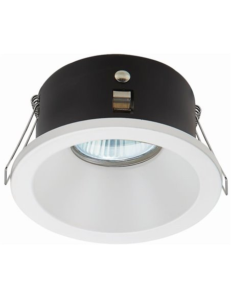 Downlight embutido IP COMFORT redondo branco/preto fosco