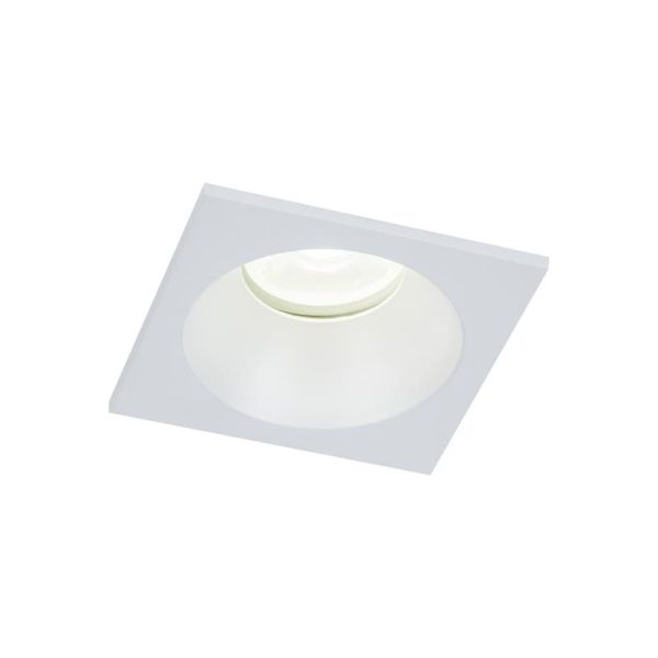 Downlight Empotrable COMFORT IP Cuadrado Blanco/Negro Mate