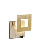 Lámpara de Sobremesa LED DALIA 18W Oro+Blanco/ Oro+Negro Marmol 3000K 1260 Lm 