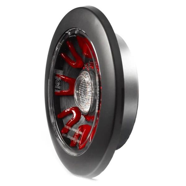 Piloto LED Trasero empotrable Total Black 3 Funciones FT-314 LED Black Posición Niebla y Marcha Atrás  R1 F1 2A