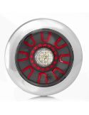 Piloto LED Trasero empotrable Cromado 3 Funciones FT-314 LED Chrome Posición, Niebla y Marcha Atrás  R1 F1 2A