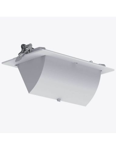 Refletor embutido LED retangular endereçável de 60 W muito potente 3 em 1 3000K-4000K-5500K Switch Branco Pro Oregon +