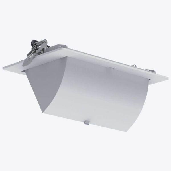 Spot Downlight LED rectangulaire adressable très puissant 60W 3 en 1 3000K-4000K-5500K Switch Blanc Pro Oregon+