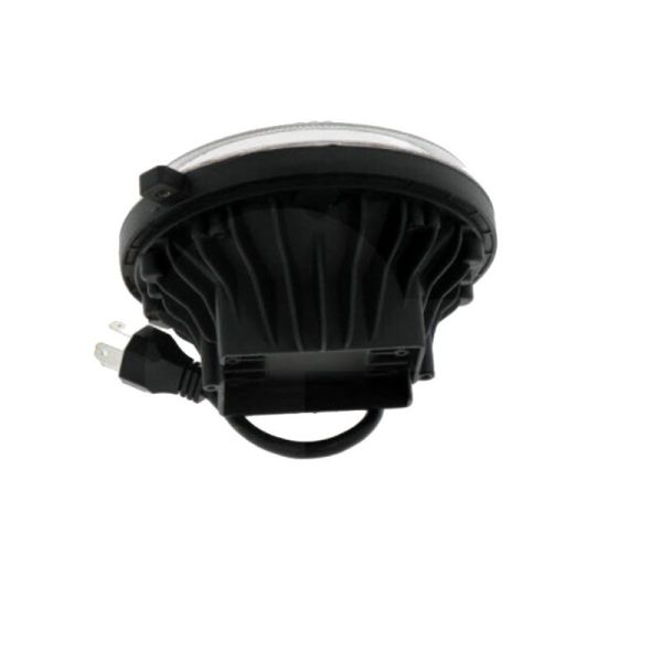 Faro LED Redondo Delantero con Luz de Cruce y Luz de Carretera Homologado Massey Ferguson Fendt Ø 14,4Cm