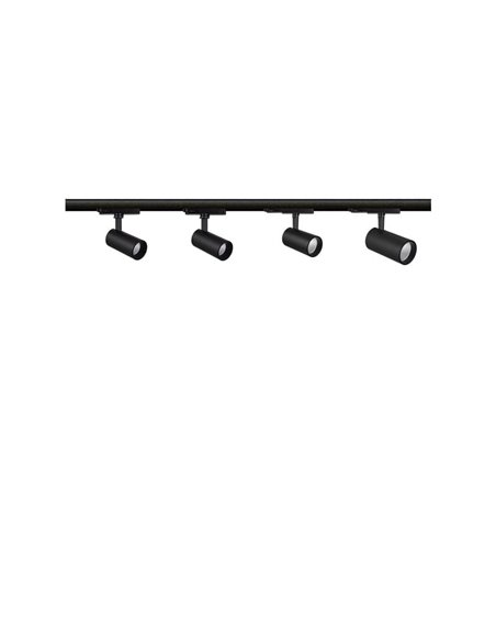 Foco de Superficie LED FIJI negro en 3000K o 4000K en distintas potencias