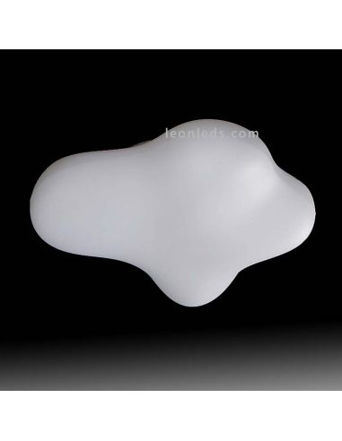 Plafón de Techo serie EOS de Mantra  para 4 Bombillas Moderno Difusor polietileno 1881 Mediano | LeonLeds