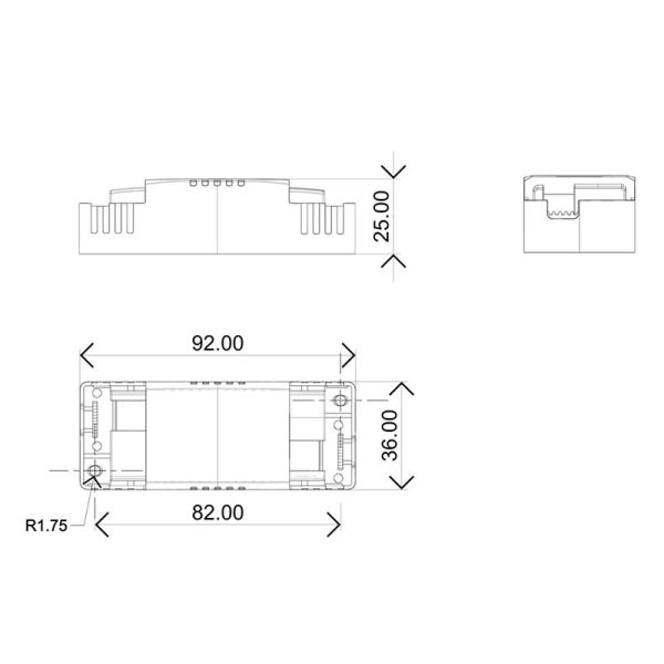 Driver SUNSET 6W Blanco No Regulable o Dimmable Triac/Dali