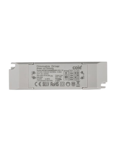 Driver SUNSET 6W Blanco No Regulable o Dimmable Triac/Dali