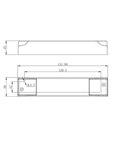Driver SUNSET 10W Blanco No Regulable o Dimmable Triac/Dali
