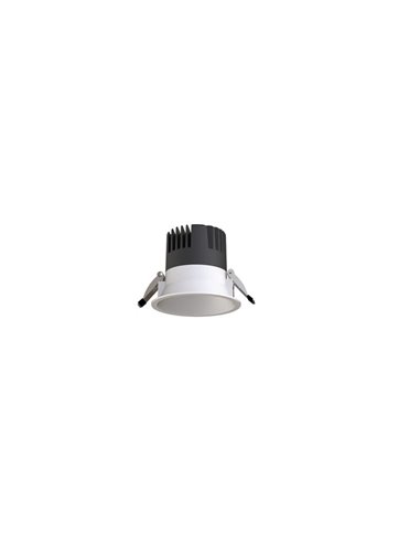 Luminária embutida LED SUNSET 15W, moldura branca/preta/dourada
