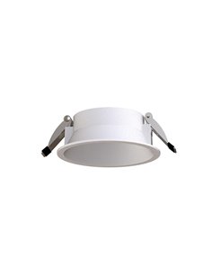 Luminária embutida LED SUNSET 15W, moldura branca/preta/dourada