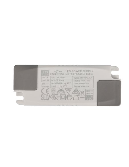 Driver SUNSET 15W Branco Não Regulável On/Off ou Regulável Triac/Dali