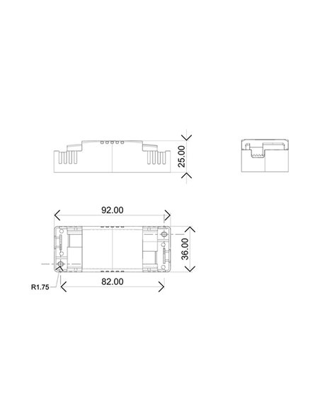 Driver SUNSET 15W Blanco No Regulable On/Off o Dimmable Triac/Dali