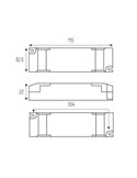 Driver SUNSET 15W Blanco No Regulable On/Off o Dimmable Triac/Dali