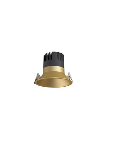 Spot encastrable LED SUNSET Ø16,5 cm 20/30 W Blanc/Noir/Cadre doré