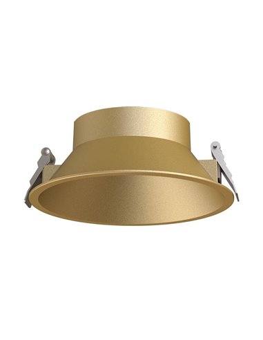 Spot encastrable LED SUNSET Ø16,5 cm 20/30 W Blanc/Noir/Cadre doré
