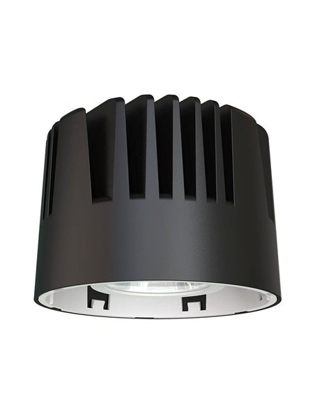 Downlight Empotrable LED SUNSET Ø16,5cm 20/30W Dissipateur Thermique Blanc, 2700K (1660/2350 Lm) / 3000K (1770/2490 Lm) / 4000K 