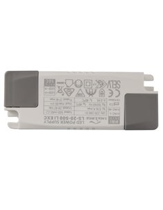 Driver SUNSET 20W blanco No Regulable On/Off o Dimmable Triac/Dali