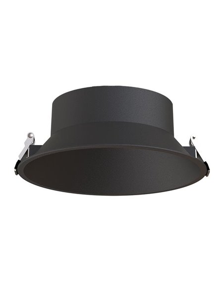 Spot LED encastrable SUNSET 30/40 W, cadre blanc/noir/doré