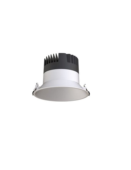 Spot LED encastrable SUNSET 30/40 W, cadre blanc/noir/doré