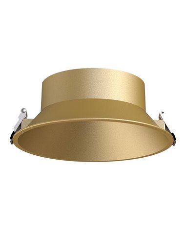 Luminária embutida LED SUNSET 30/40W, moldura branca/preta/dourada