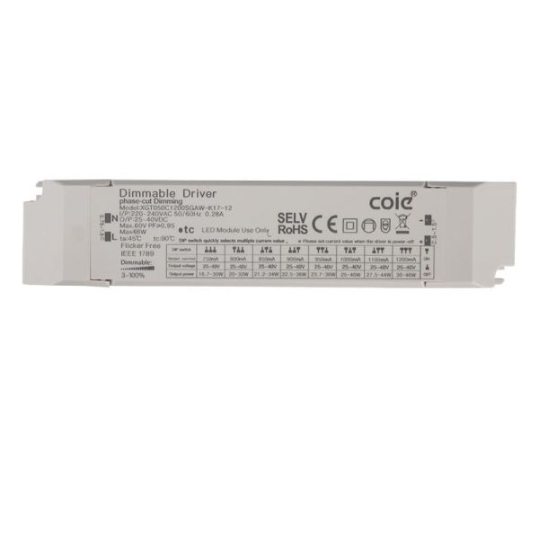 Driver SUNSET 40W On/Off blanco No Regulable On/Off o Dimmable Triac/Dali