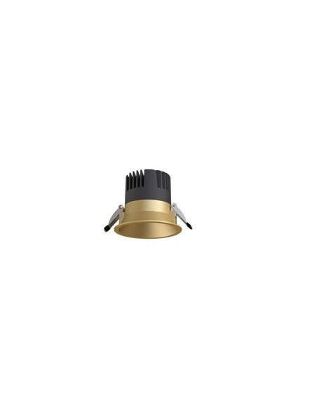 Aro Empotrable redondo LED SUNSET 15W Marco Blanco/Negro/Oro
