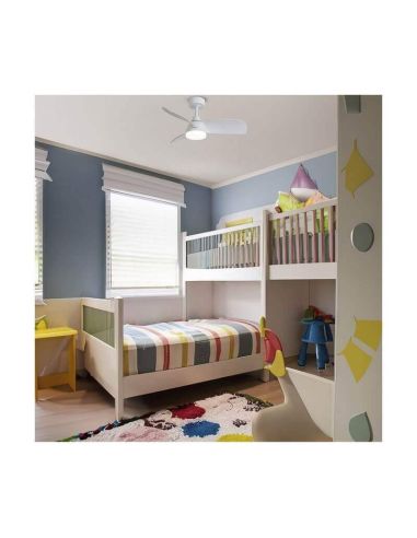 LED-Deckenventilator BYAN Weiß 18W...