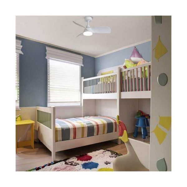 LED-Deckenventilator BYAN Weiß 18W...