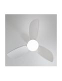 BYAN Ventilateur de Plafond LED Blanc 18W 2000Lm CCT Dim