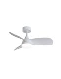Ventilador LED de techo BYAN Blanco 18W 2000Lm CCT Dim