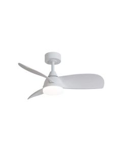 Ventilador LED de techo BYAN Blanco 18W 2000Lm CCT Dim