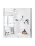 Ventilador de Techo LED BYAN Mini Blanco 18W 2000Lm CCT Dim