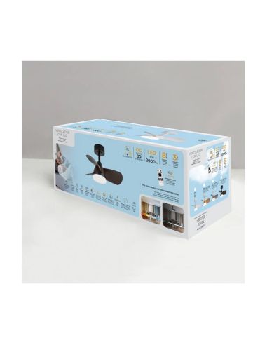 Ventilador de Techo LED BYAN Mini Blanco 18W 2000Lm CCT Dim