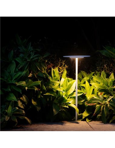 Balise LED d'extérieur YORU SPIKE 3W IP65 blanche ou noire en 2700K ou 3000K 400lm/410lm