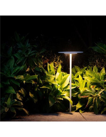 Balise LED d'extérieur YORU SPIKE 3W IP65 blanche ou noire en 2700K ou 3000K 400lm/410lm