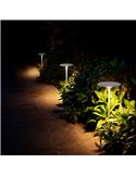 Baliza LED exterior YORU SPIKE 3W IP65 Blanco o Negro en 2700K o 3000K 400lm/410lm 