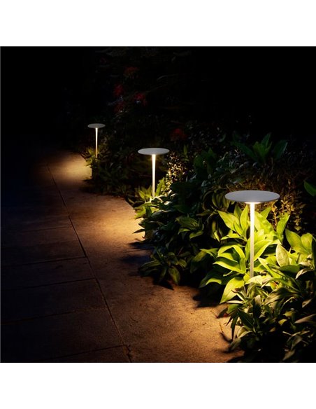 Baliza LED exterior YORU SPIKE 3W IP65 Blanco o Negro en 2700K o 3000K 400lm/410lm 