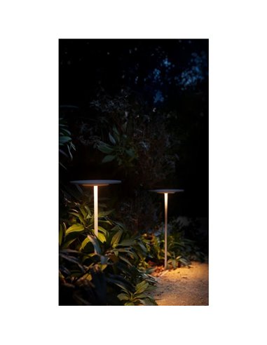 Baliza LED exterior YORU SPIKE 3W IP65 Blanco o Negro en 2700K o 3000K 400lm/410lm 