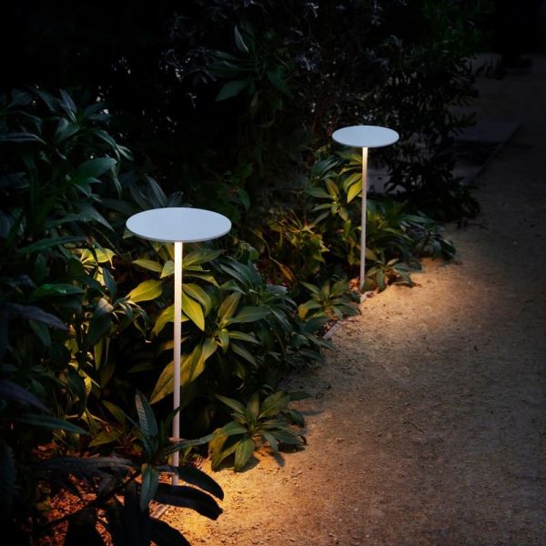 Balise LED d'extérieur YORU SPIKE 3W IP65 blanche ou noire en 2700K ou 3000K 400lm/410lm