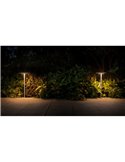 Baliza LED exterior YORU SPIKE 3W IP65 Blanco o Negro en 2700K o 3000K 400lm/410lm 