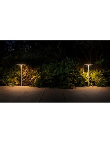 Baliza LED exterior YORU SPIKE 3W IP65 Blanco o Negro en 2700K o 3000K 400lm/410lm 